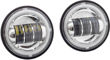4.5" Led Passing Lights Halo Chrome