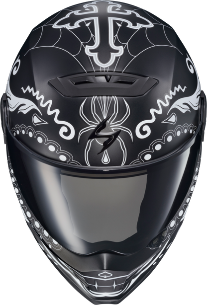 Covert Fx Full Face Helmet El Malo White/Matte Black Lg