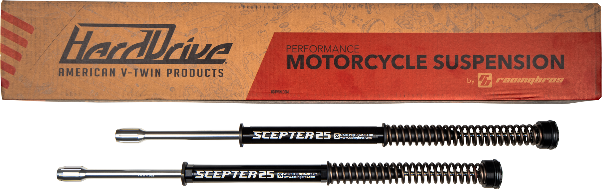 Scepter Fork Kit 49mm Std Weight, Flh/Flt 14 24