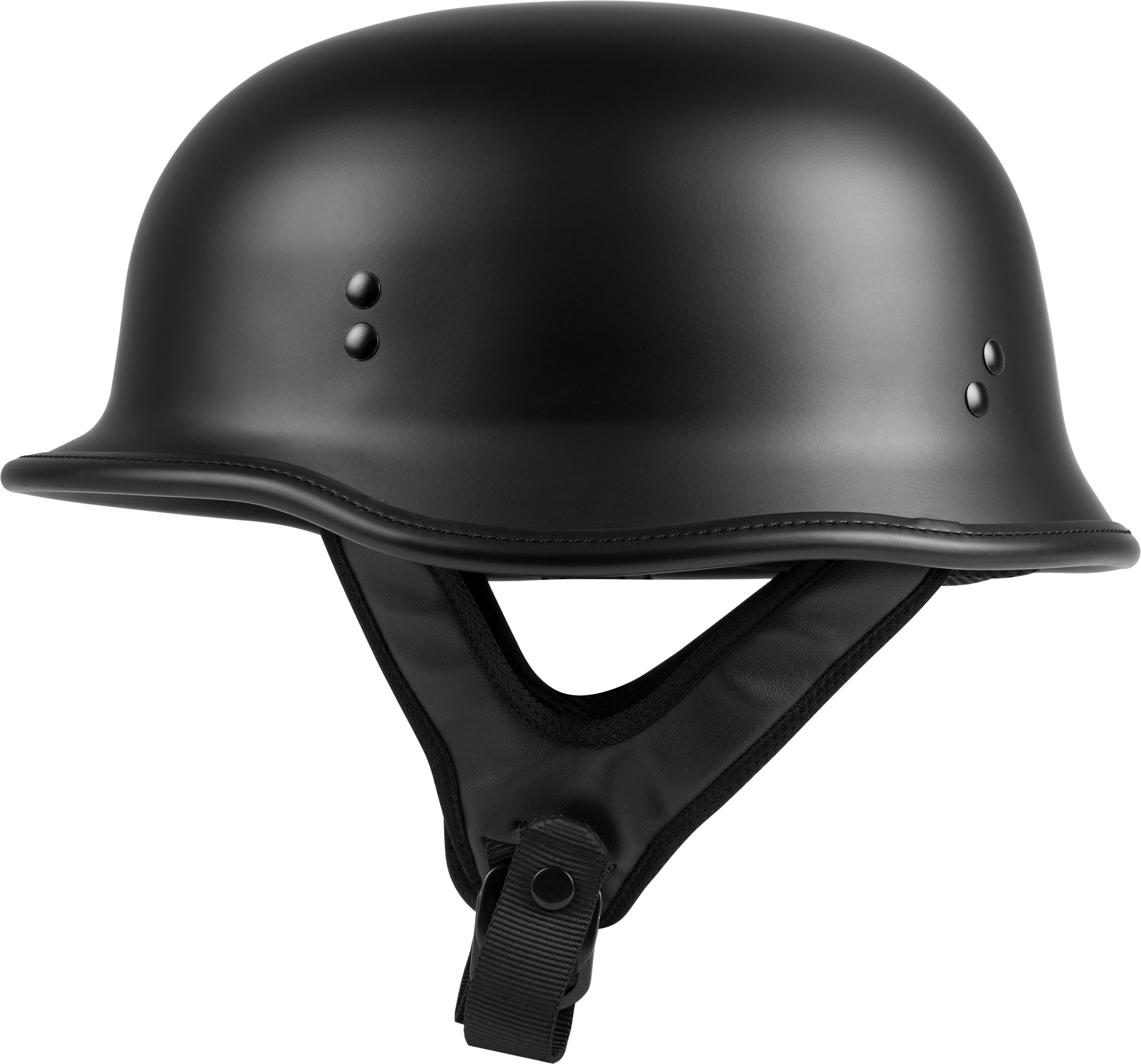 9mm German Beanie Helmet Matte Black 4x