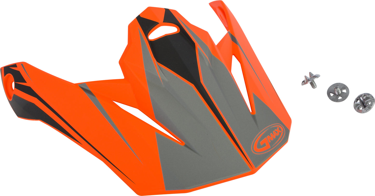Visor W/Screws Revoke Mx 86 Matte Orange/Black