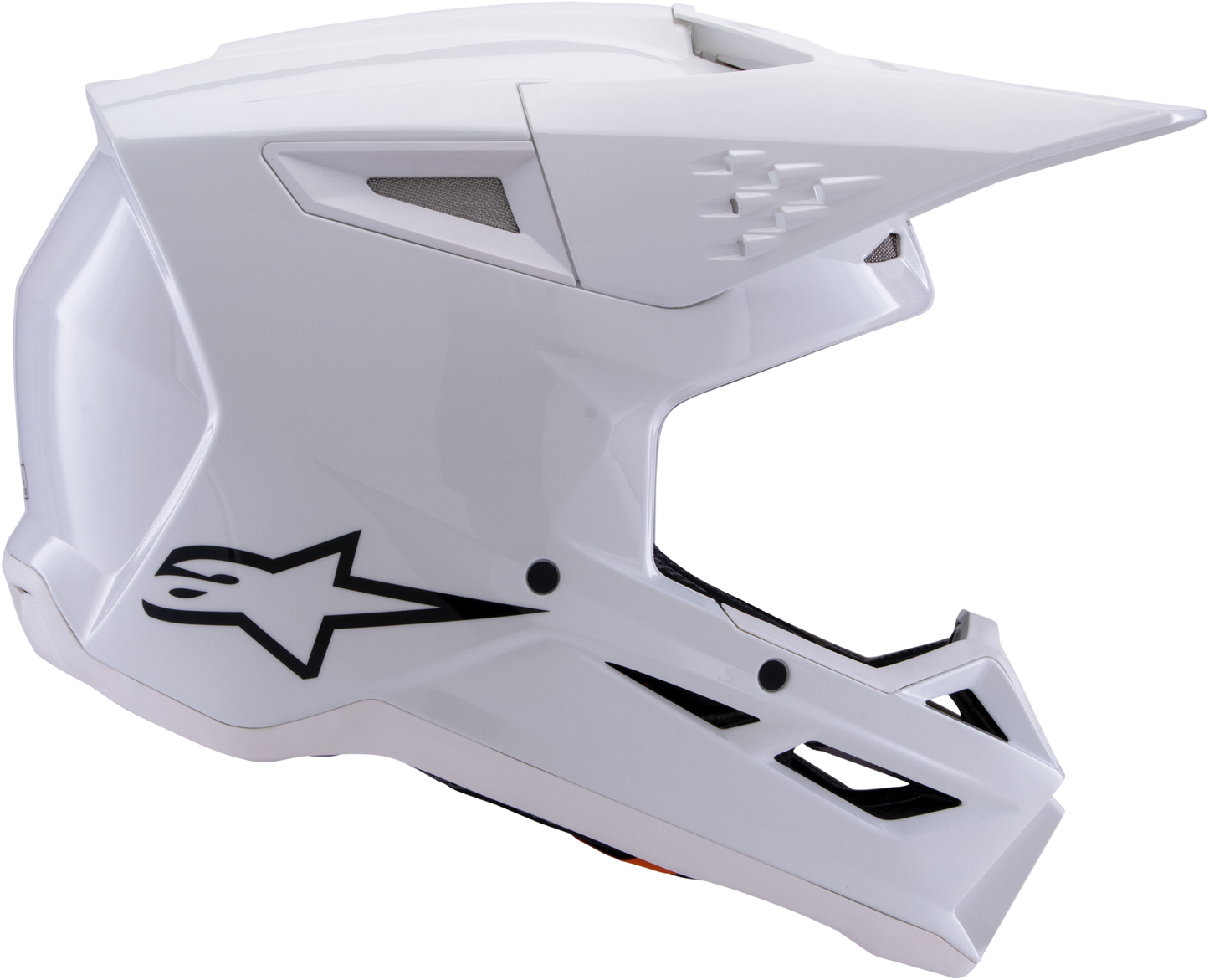 Sm3 Solid Helmet White Glossy Xl
