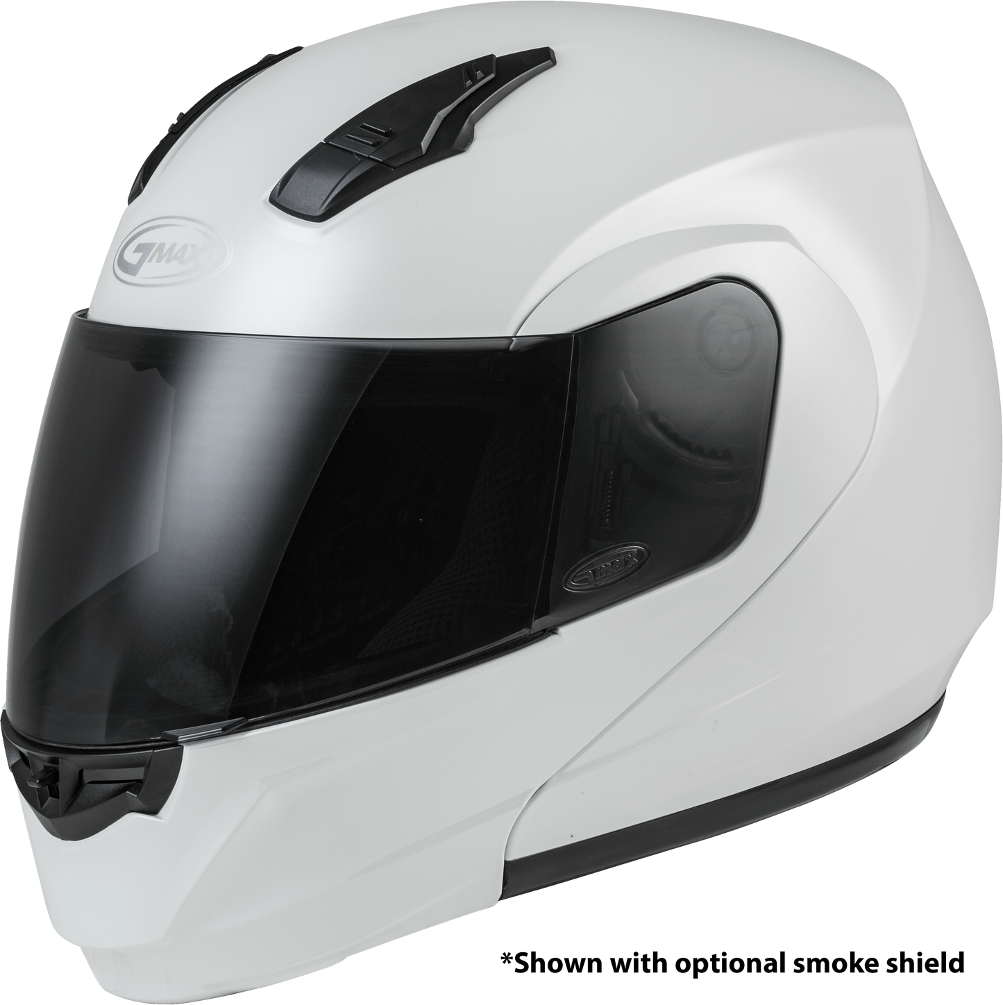Md 04 Modular Helmet Pearl White 3x