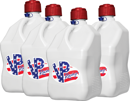 Vp Motorsports Container 5 Gallon White Patriotic