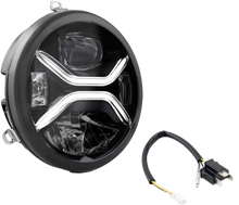 7" Zenith Led Headligh H4 Plug