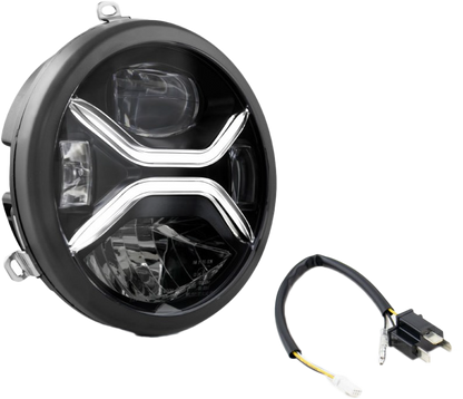 7" Zenith Led Headligh H4 Plug