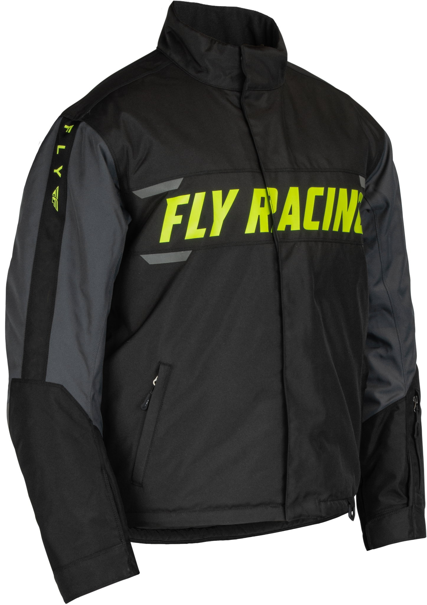 Outpost Jacket Black/Grey/Hi Vis Sm