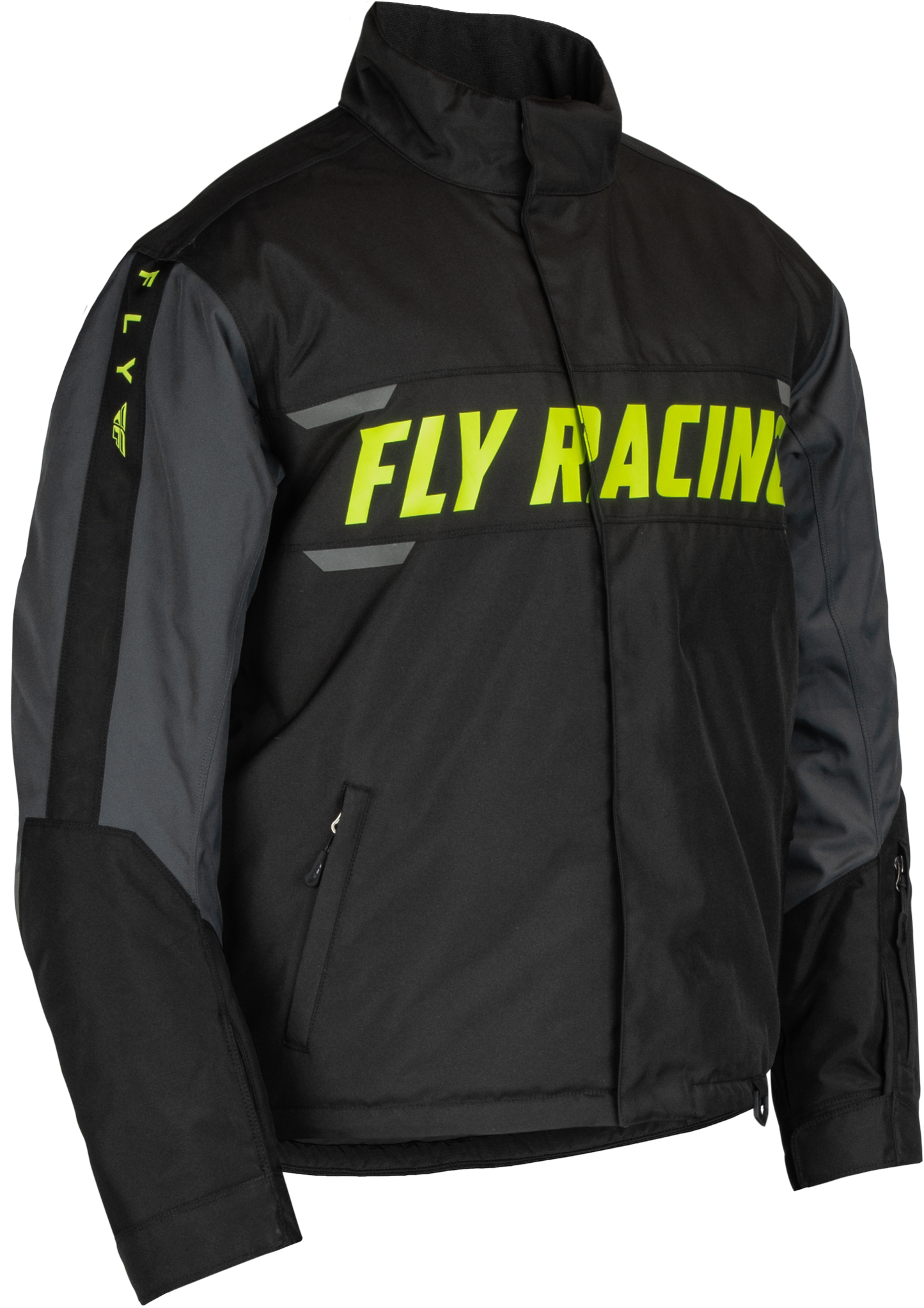 Outpost Jacket Black/Grey/Hi Vis 3x