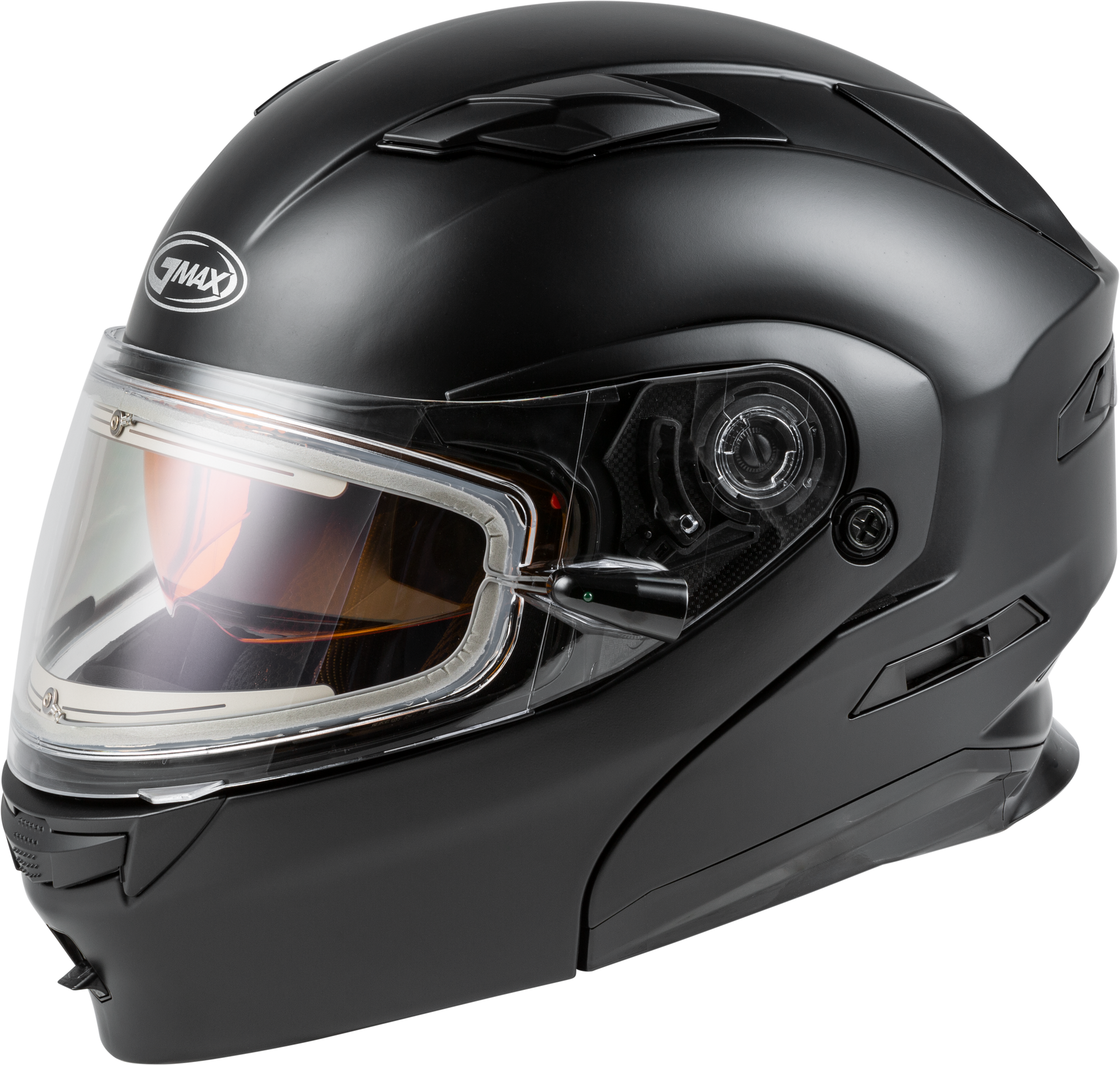 Md 01s Modular Snow Helmet W/Electric Shield Matte Blk Md