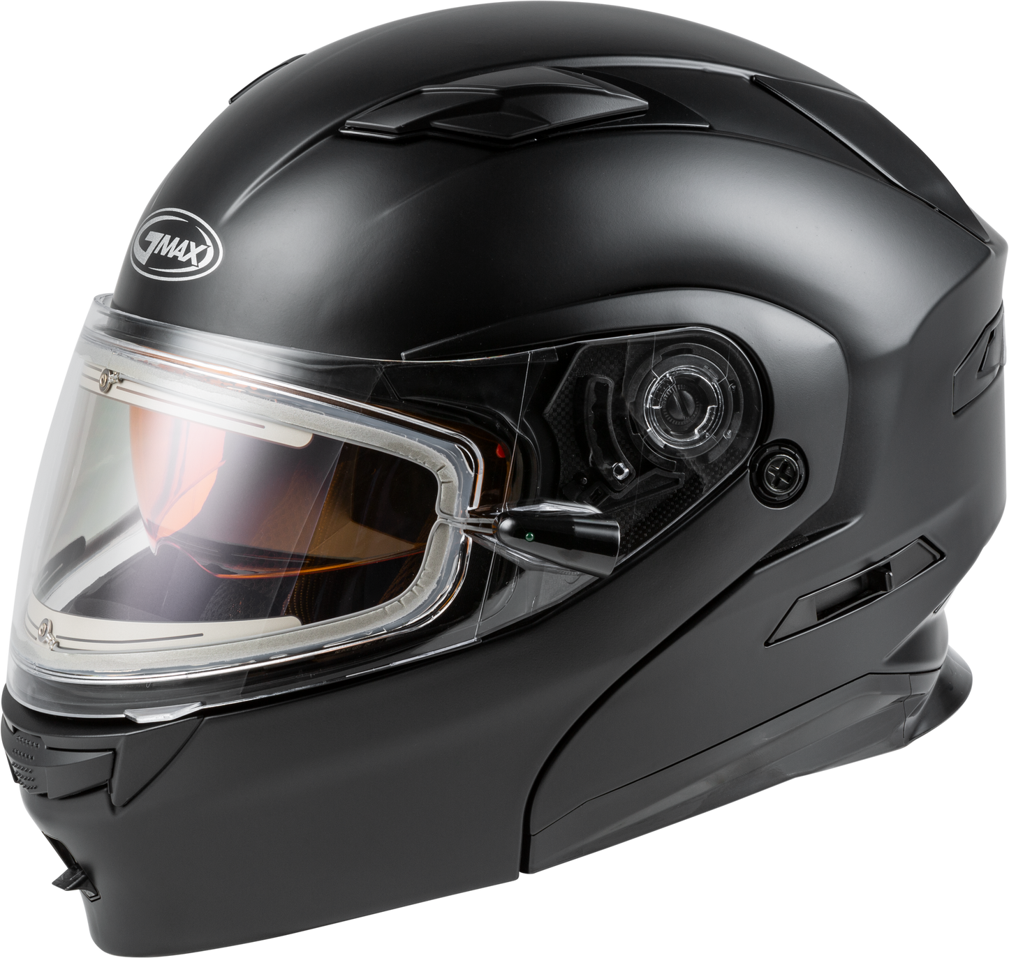 Md 01s Modular Snow Helmet W/Electric Shield Matte Blk 2x