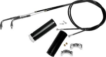 S&S Cycle 1in Handlebars 2-Cable Throttle Assembly Cable - 39in