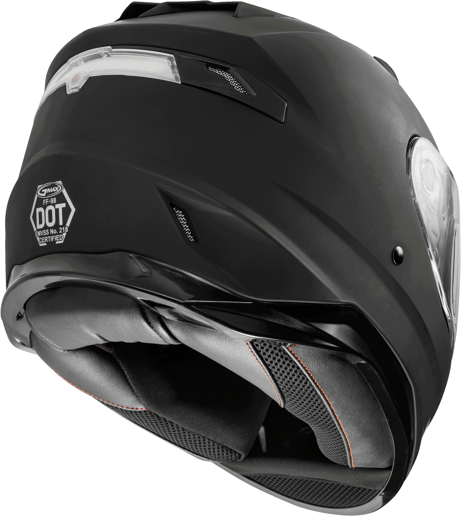 Ff 98 Full Face Helmet Matte Black Lg
