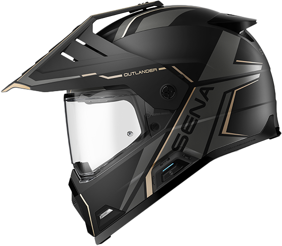 Outlander  Smart Ds Helmet Matte Black 2x