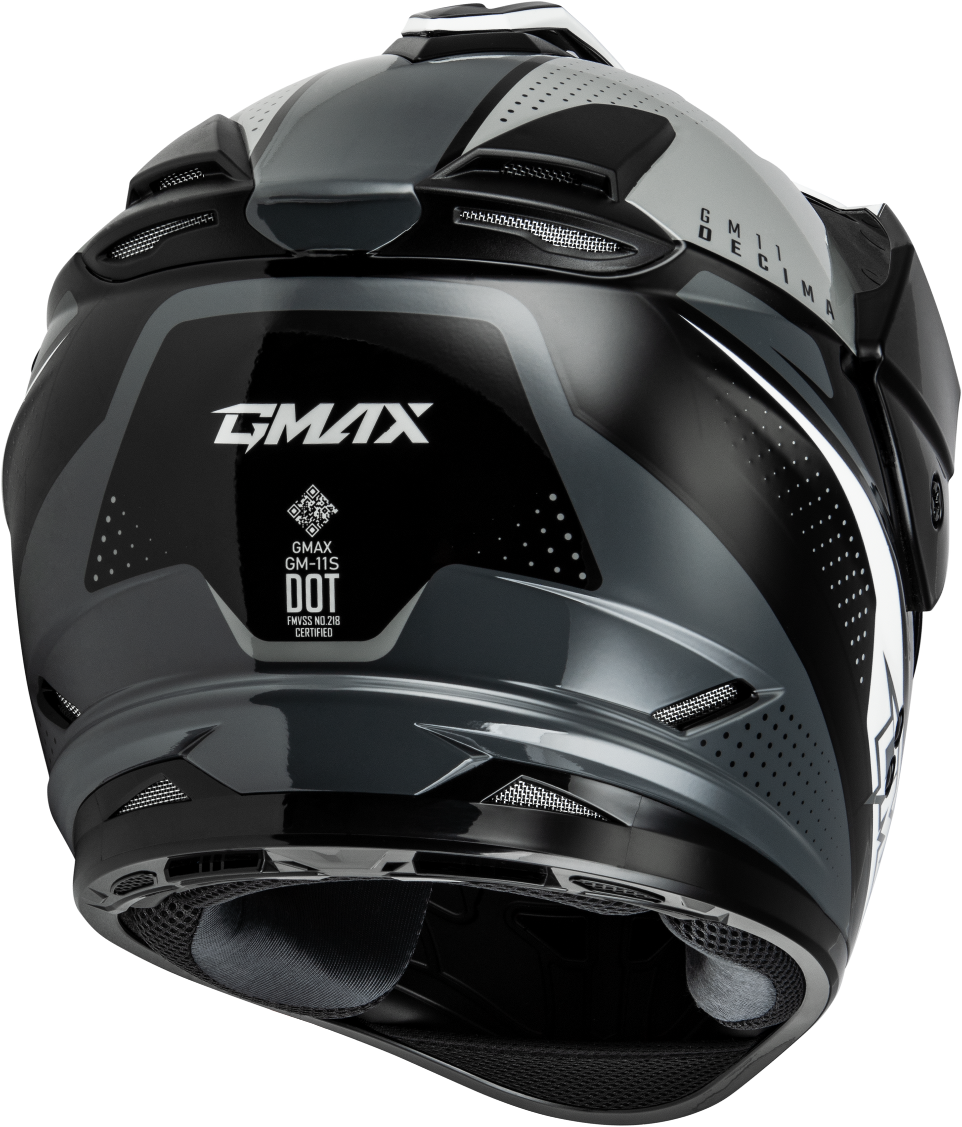 Gm 11 Decima Helmet Black/Grey/White Xs