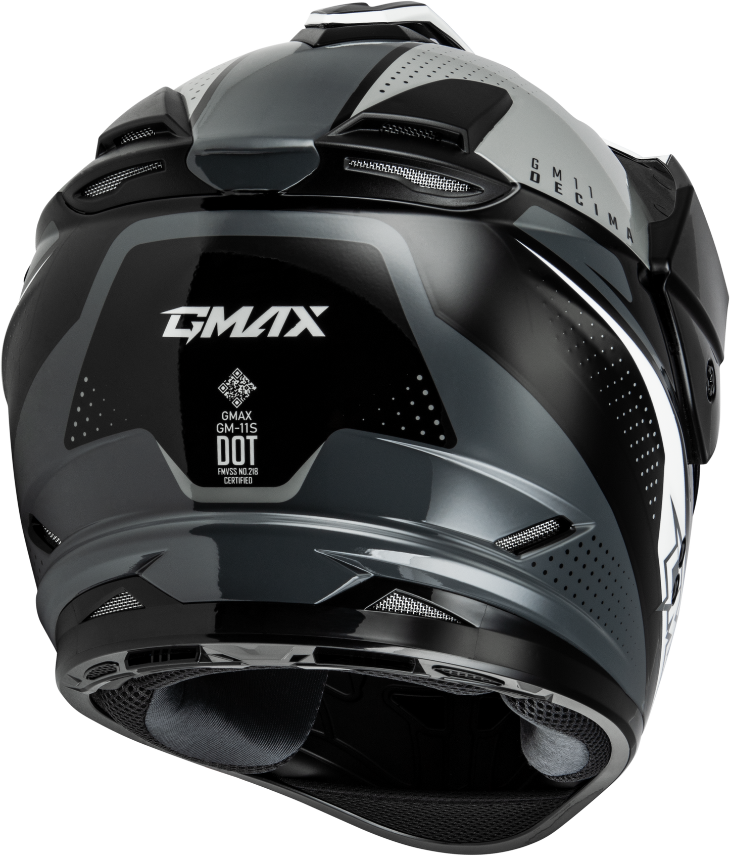 Gm 11 Decima Helmet Black/Grey/White Xl