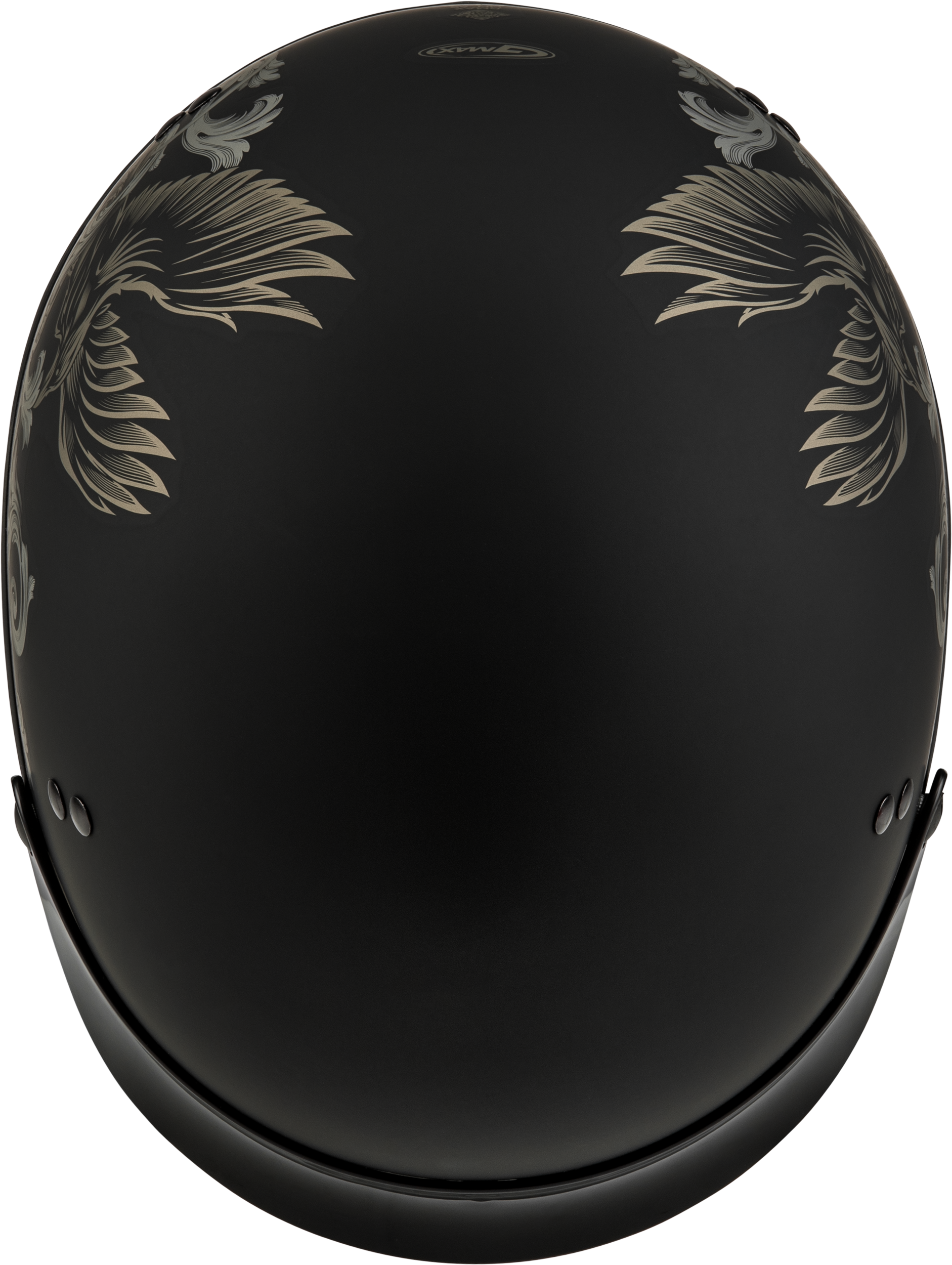 Hh 65 Corvus Helmet W/ Peak Matte Black/Tan Xl