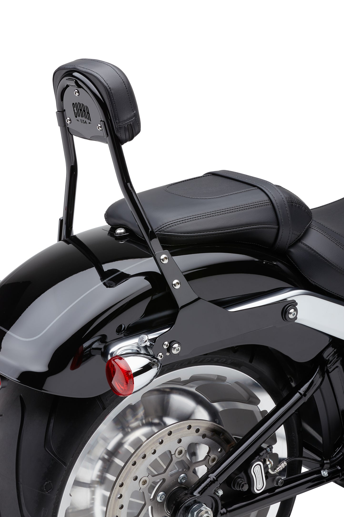 Detachable Backrest Round Black Flsb 18 22