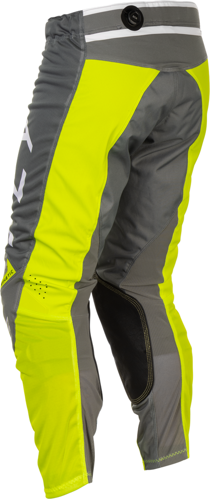 Kinetic Mesh Center Pants Grey/White/Hi Vis Sz 40
