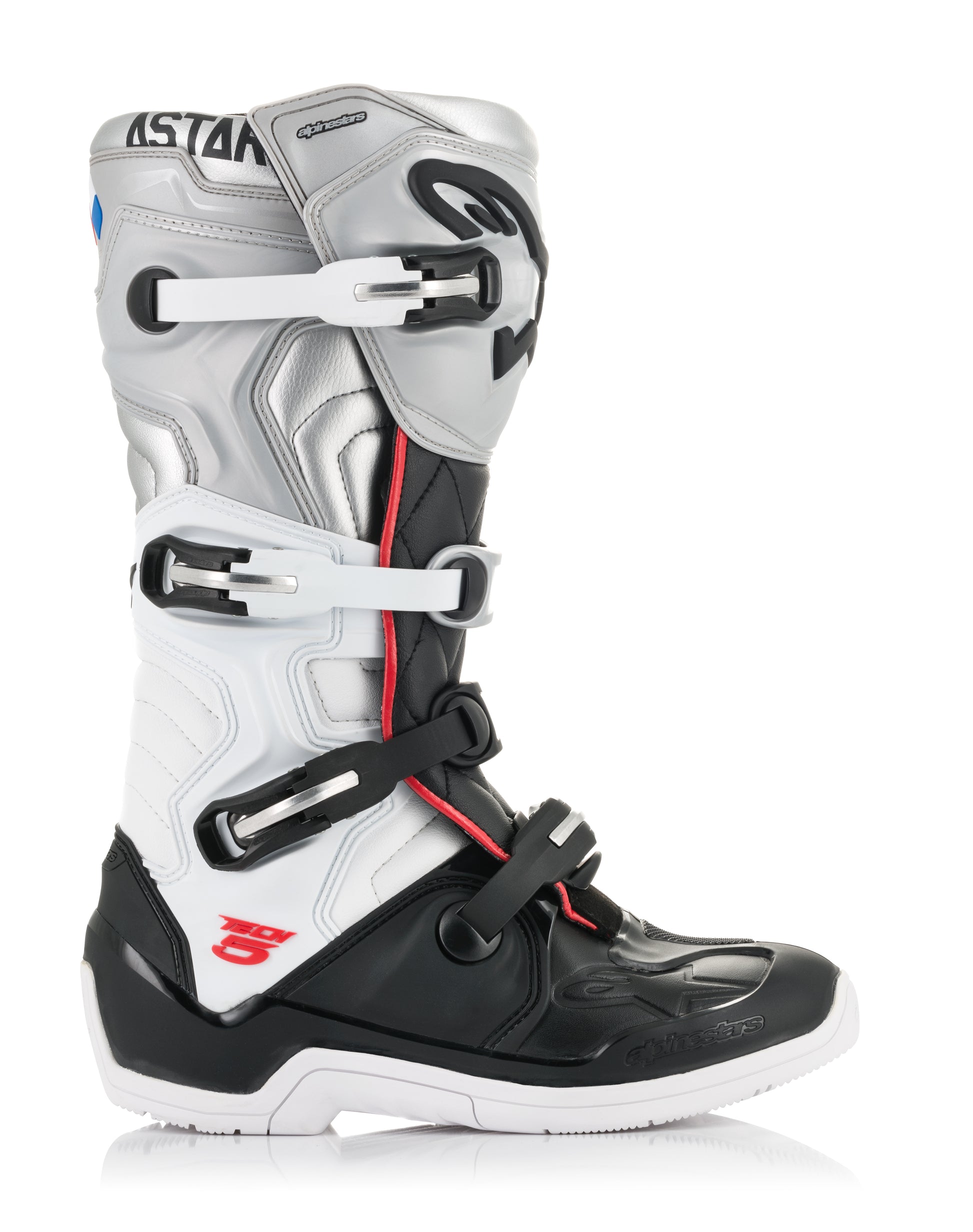 Tech 5 Victory 19 Boots Black/White/Silver Sz 10