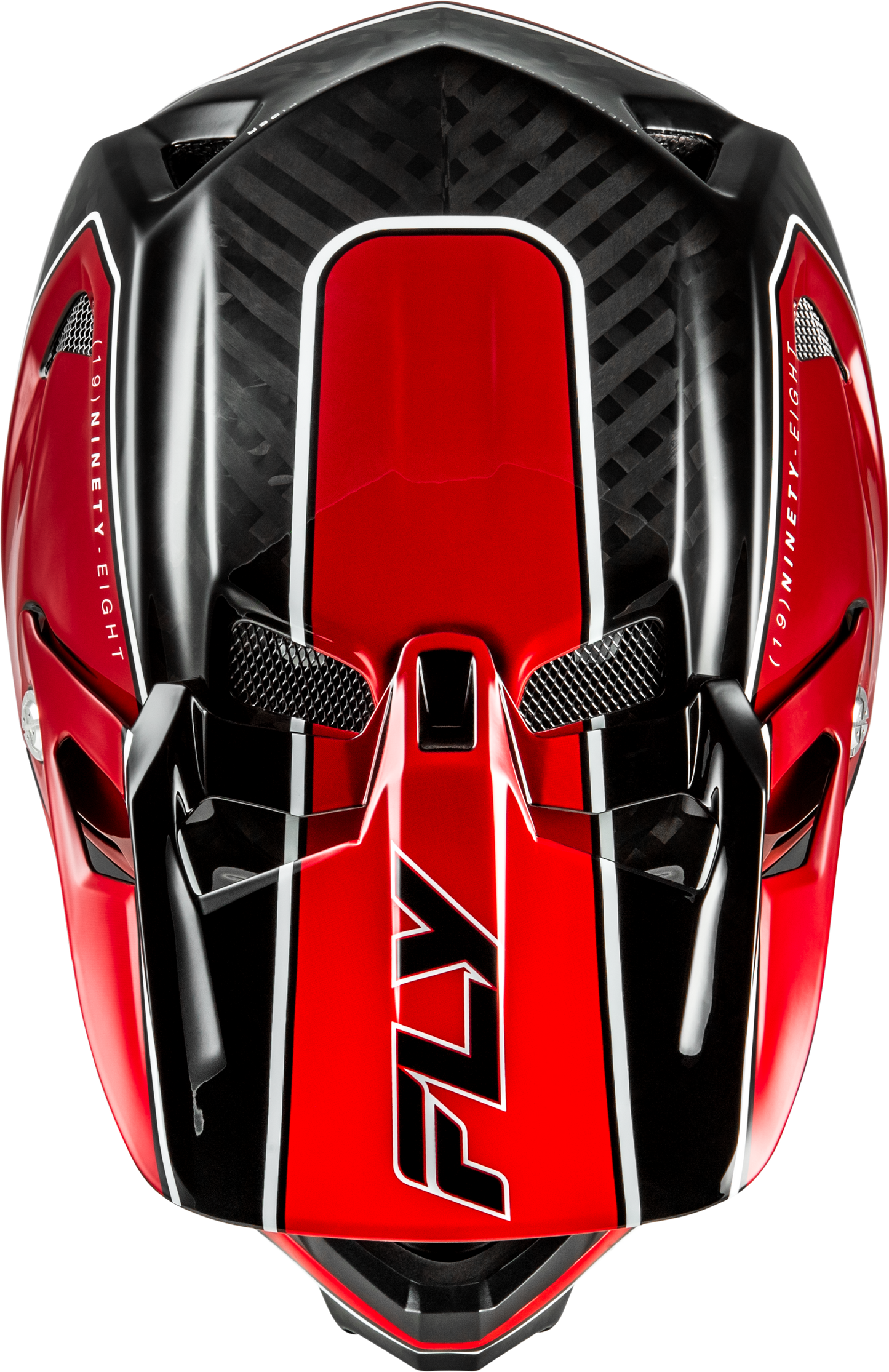Werx R Flow Carbon Helmet Black Carbon/Red Xl