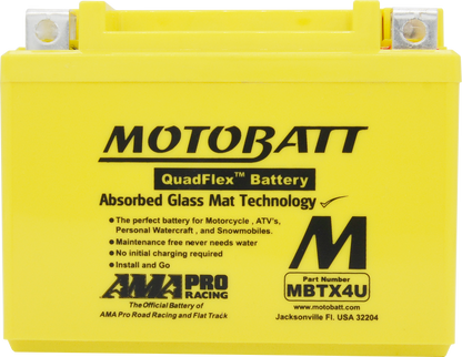 Battery Mbtx4u Sealed Factory Activated
