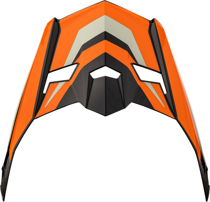 Mx 46 Cyclus Visor Black/Orange Sm