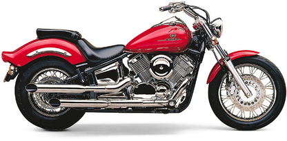Blvd Slashcut Slip On Chrome Yam V Star 1100 99 05