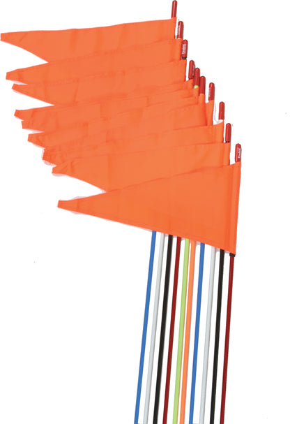 Safety Flags Stud Mount Yellow 7' 10/Pk
