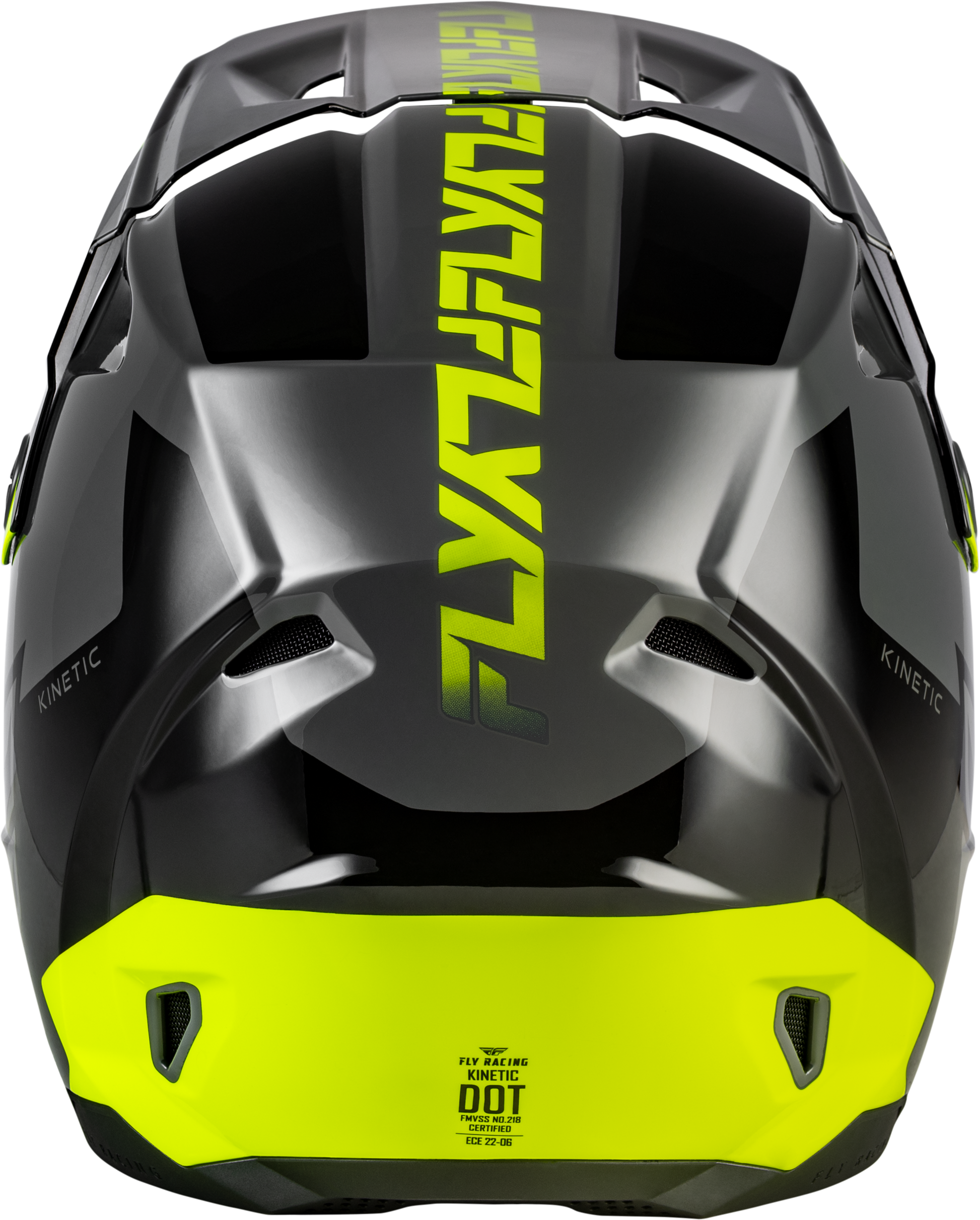 Kinetic Crest Helmet Grey/Black/Hi Vis Xl