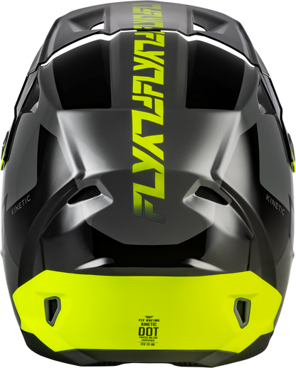 Kinetic Crest Helmet Grey/Black/Hi Vis Xl