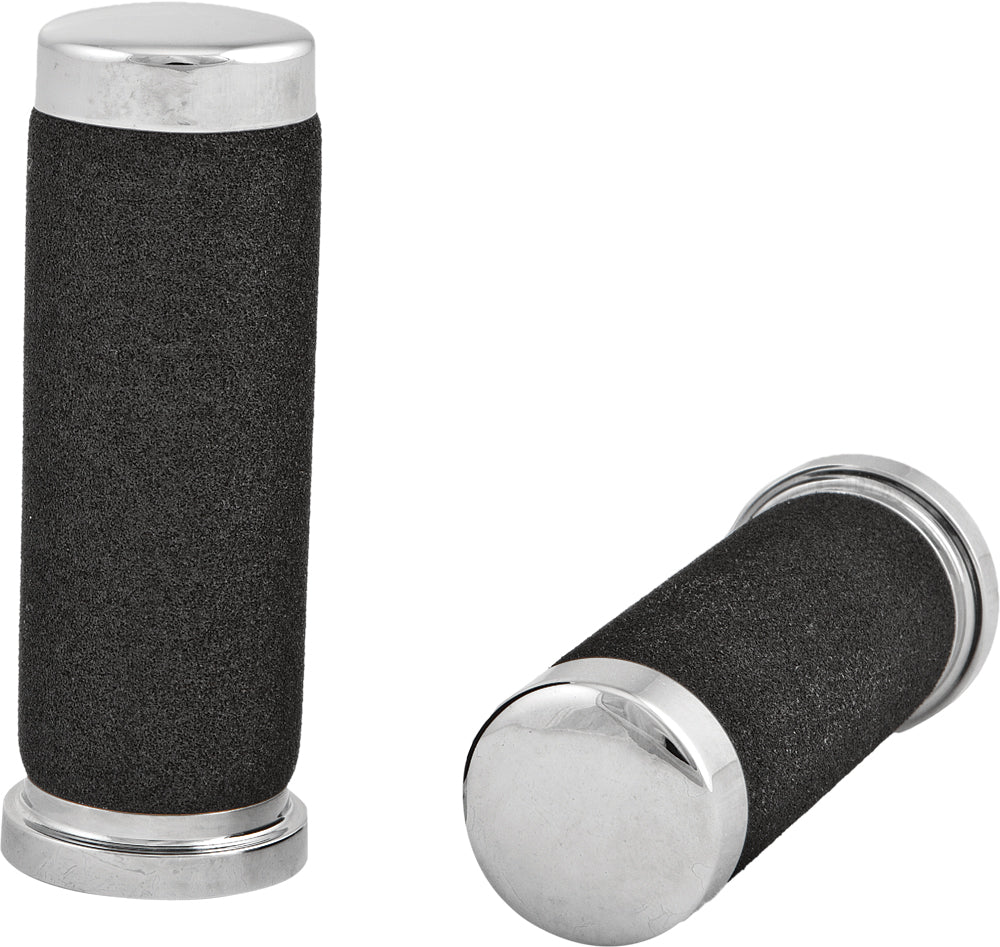 Grips Foam Chrome W/O Throttle Sleeve