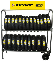 Dunlop Tire Rack Sign 12"X48"