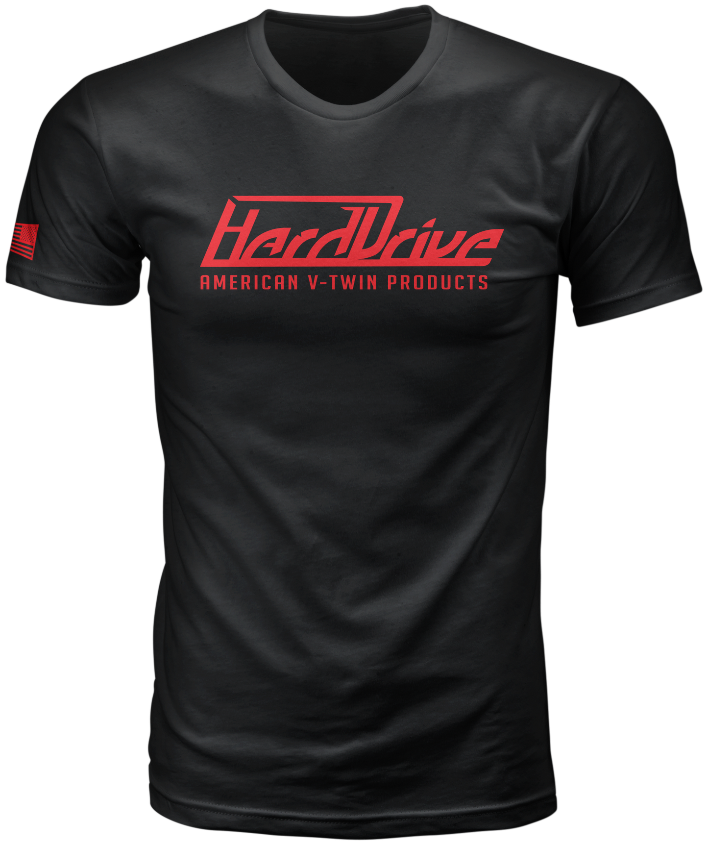Harddrive Tee Black/Red Lg