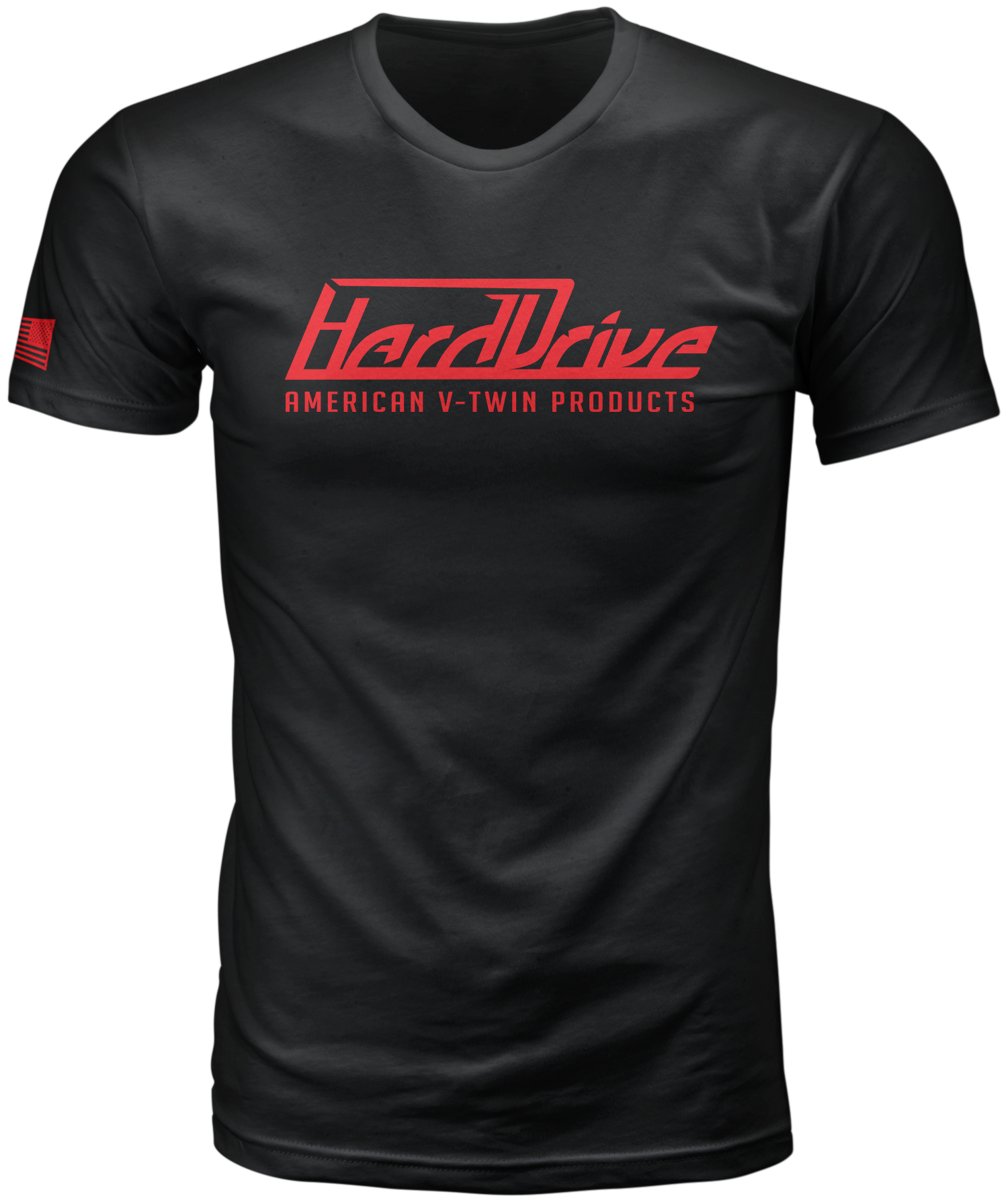Harddrive Tee Black/Red Lg