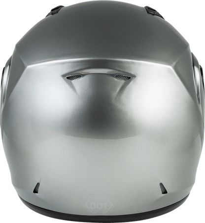 Md 04 Modular Helmet Metallic Silver 3x
