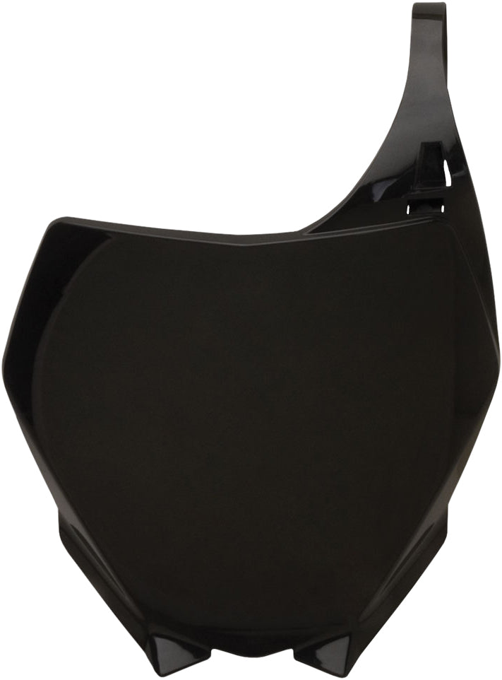 Front Number Plate Black