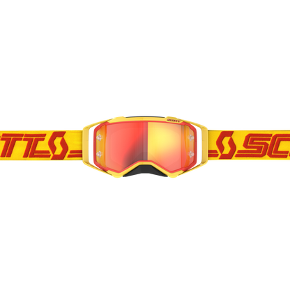 Prospect Goggle Yellow/Red Orange Chrome Works Lens