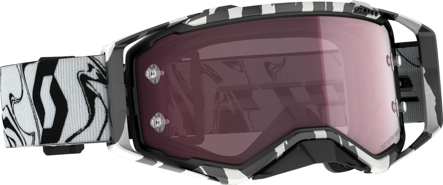 Prospect Goggle Mrbl Black/White W/Rose Amp Works