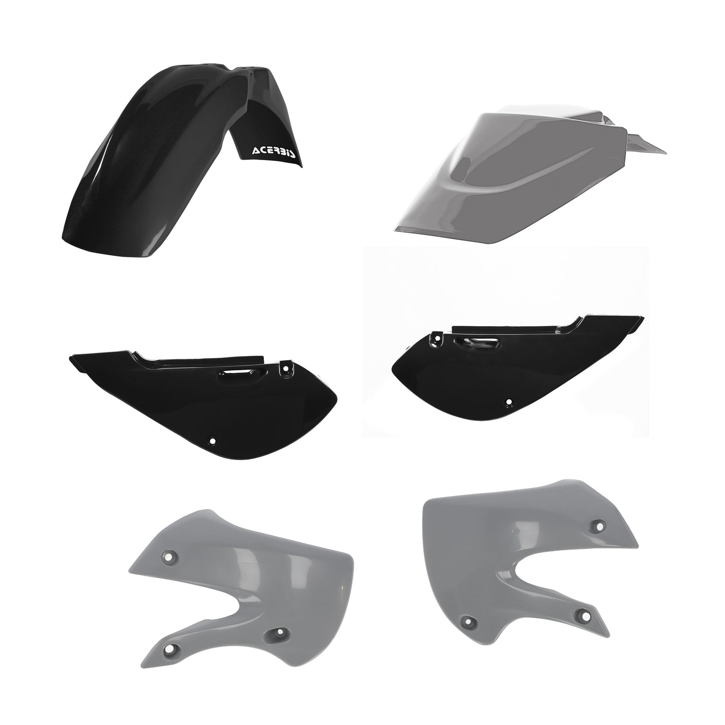 Plastic Kit Kaw Black/Grey