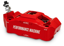 Performance Machine 125 x 4 Race Series Radial Mount Caliper with ARC - Left - Red