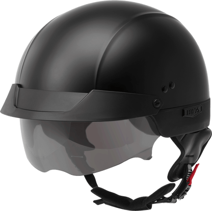 Hh 75 Half Helmet Matte Black Md