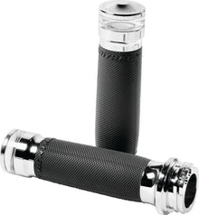 Performance Machine Contour Led Handle Grip Set - Chrome
