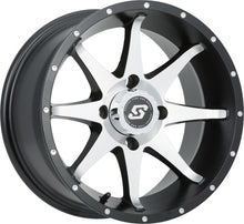 Storm Wheel 12x7 4/110 5+2 (+10mm) Blk/Machined