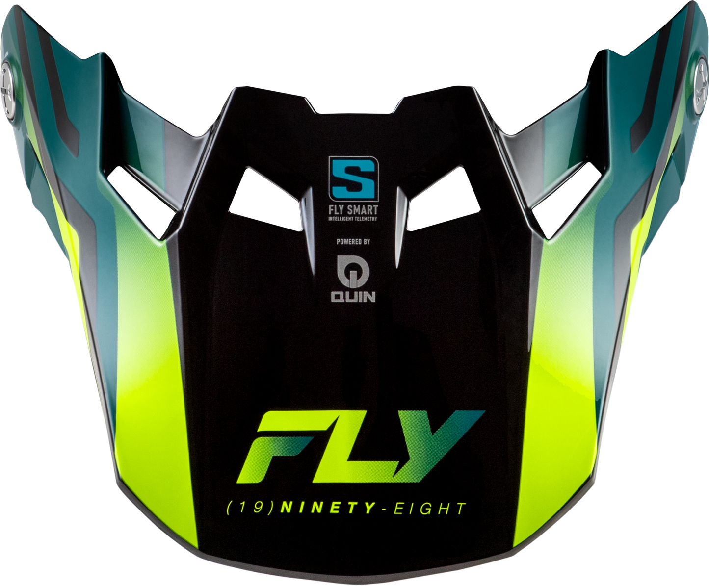 Formula S Carbon Byte Visor Black Carbon/Teal/Lime Yl/Sm