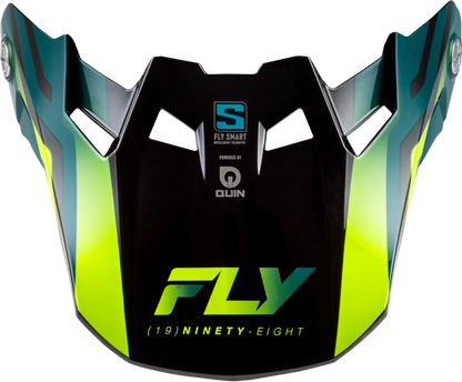 Formula S Carbon Byte Visor Black Carbon/Teal/Lime Yl/Sm