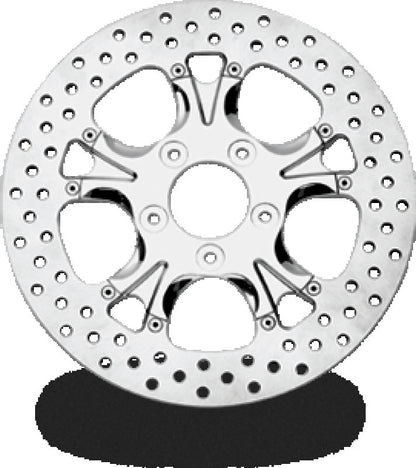 Performance Machine Disc/Carr 11.8in Gatlin Fr Lt - Chrome
