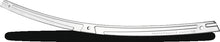 Performance Machine  Windscreen Trim Scallop - Chrome