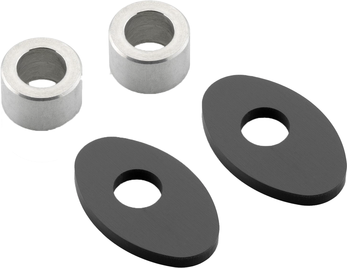 Turn Signal Mounting Kit 2 Pcs Black