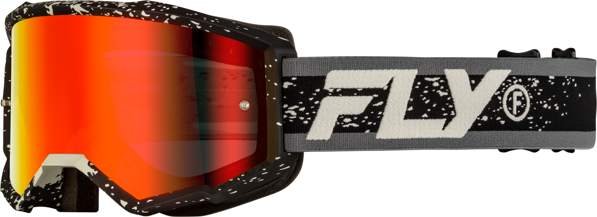 Zone Goggle Black/Grey W/ Red Mirror/Smoke Lens
