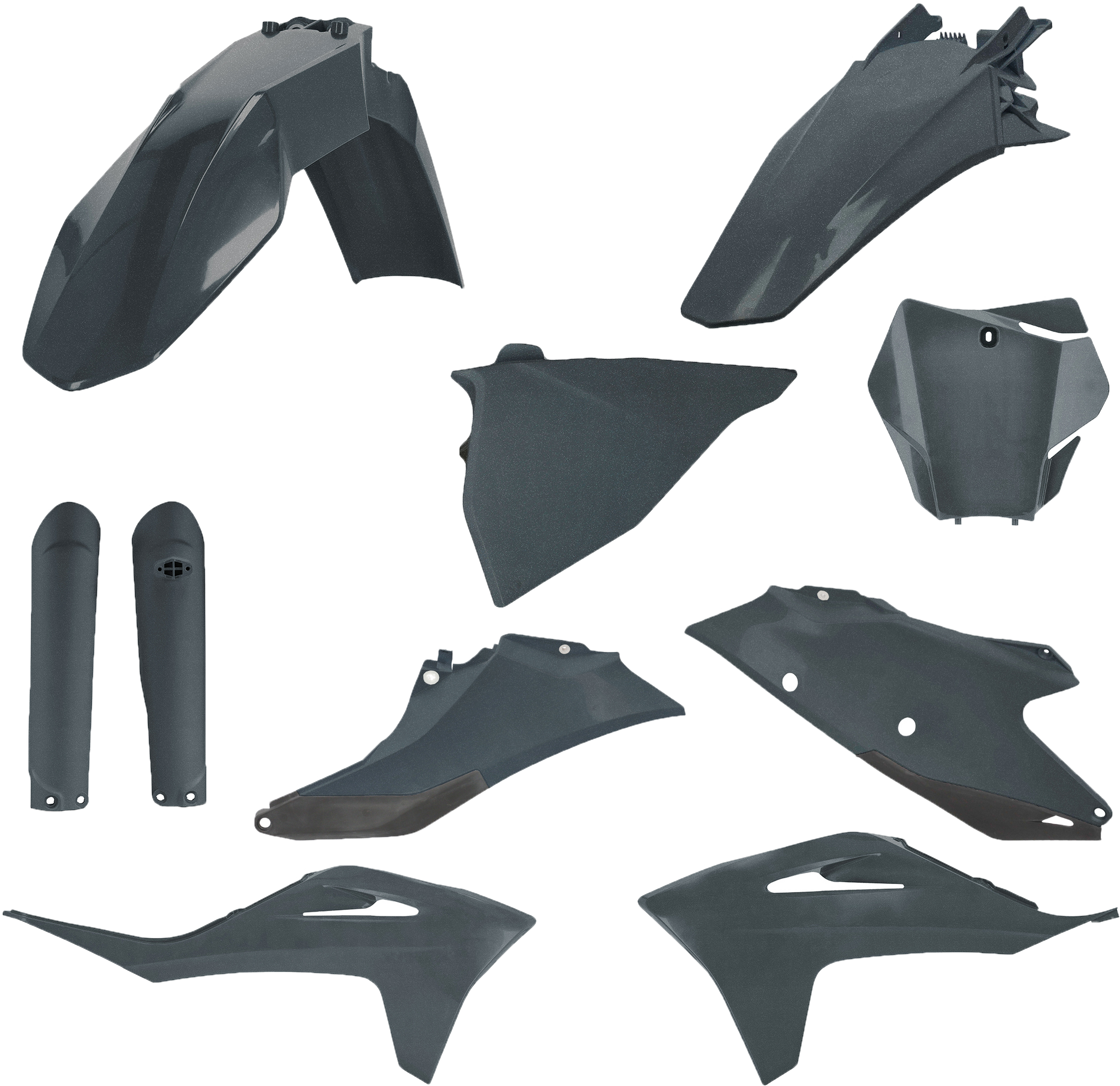 Full Plastic Kit Gas Grey Metallic